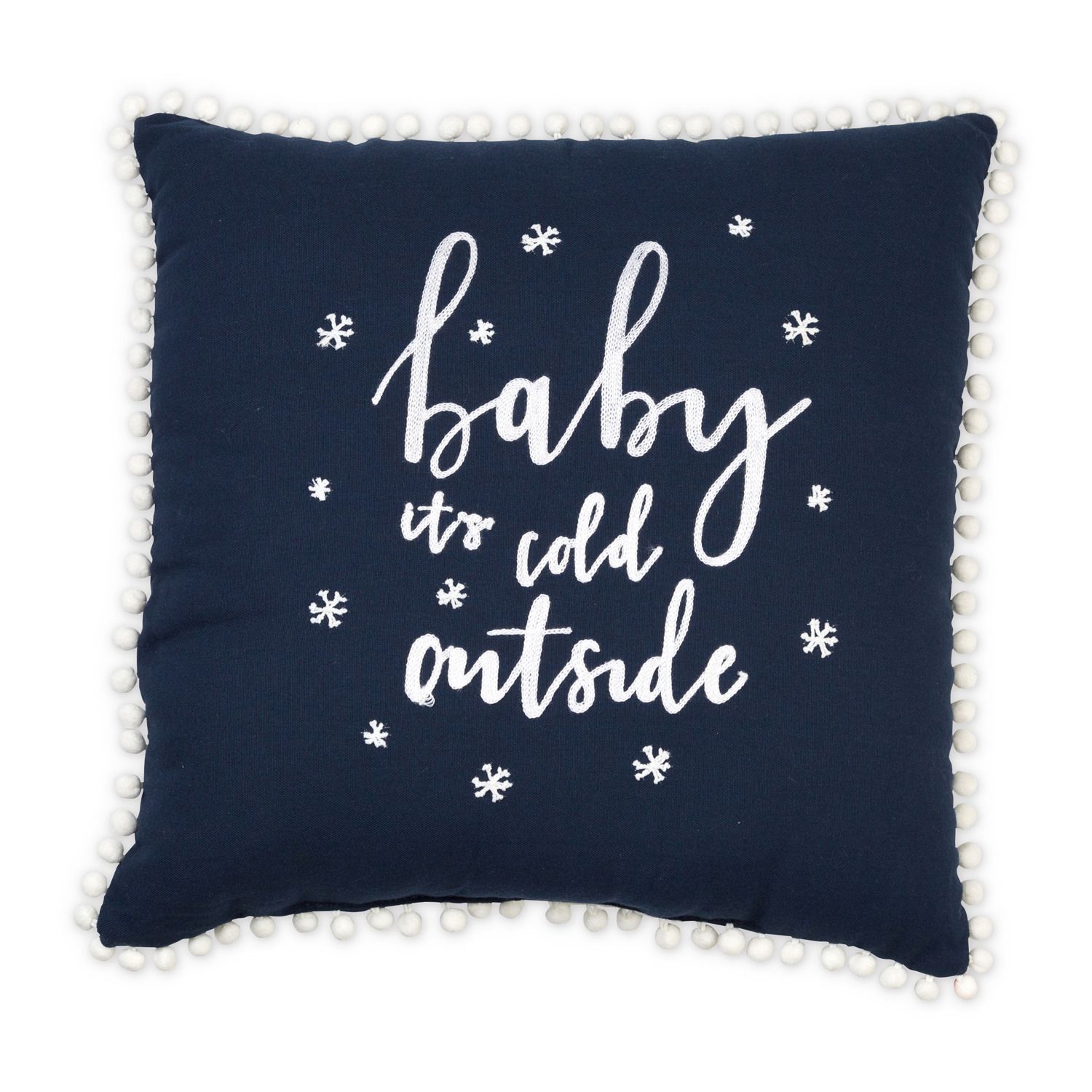 baby it's cold outside pillow