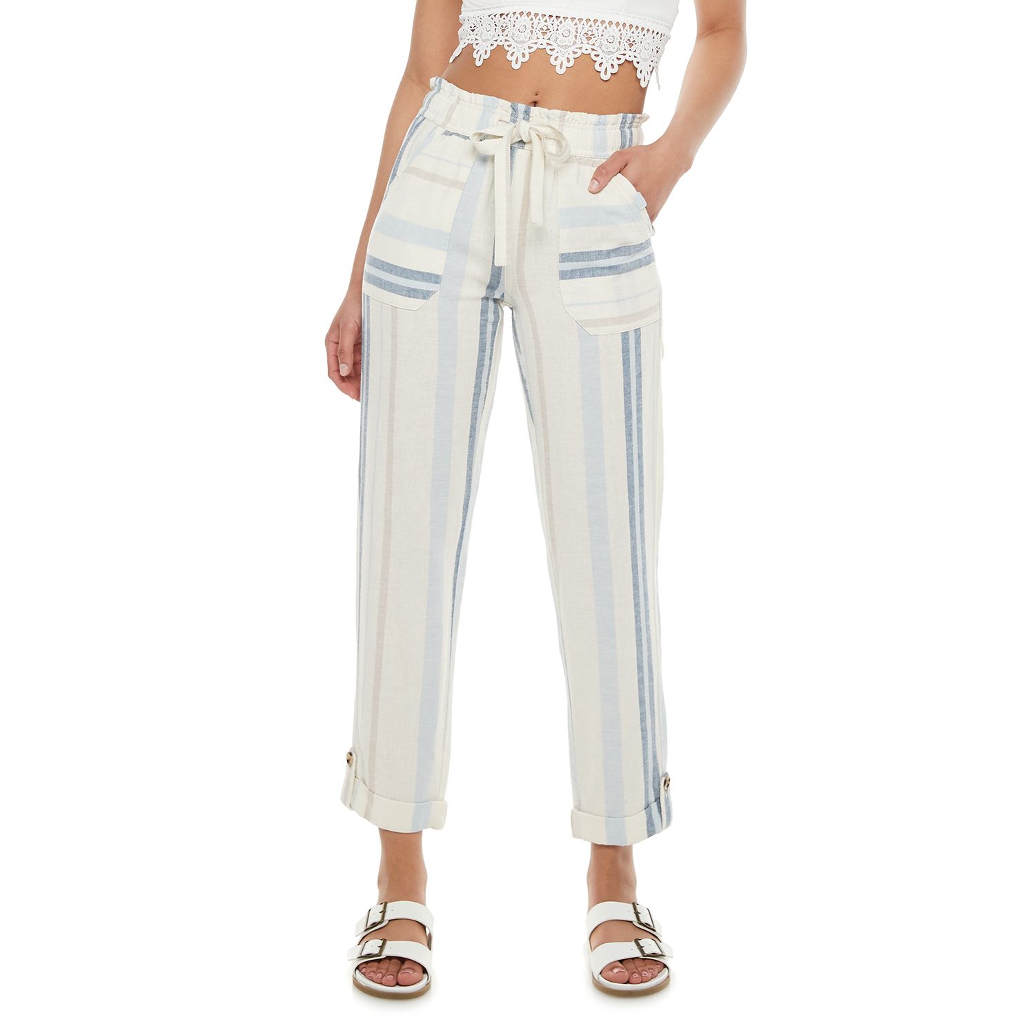 linen beach pants for juniors