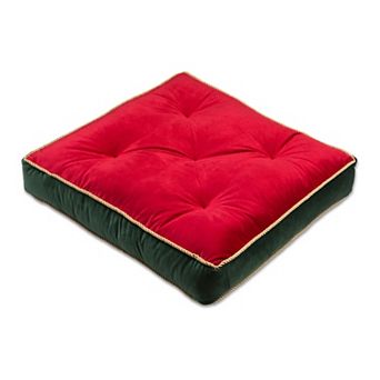 Red/Green Velvet Floor Pad