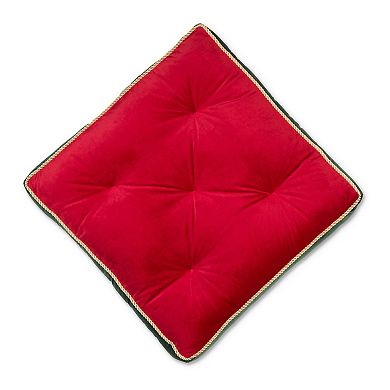 Red/Green Velvet Floor Pad