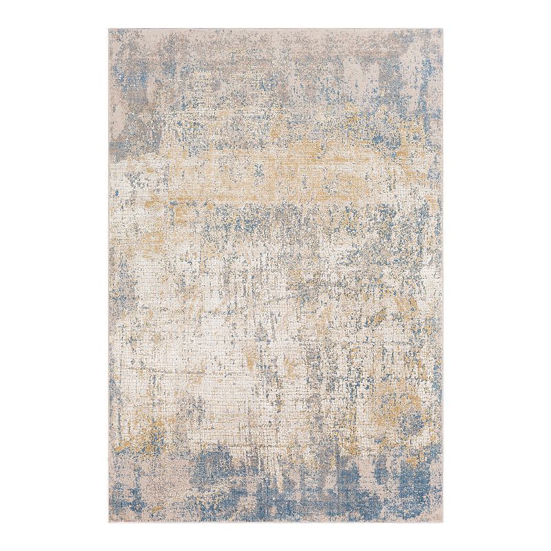 Decor 140 Lucienne Camel Rug, Beig/Green, 5X7 Ft