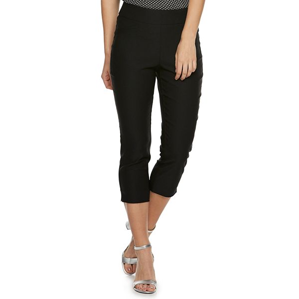 Women's ELLE™ Pull-On Back Seam Capri Pants