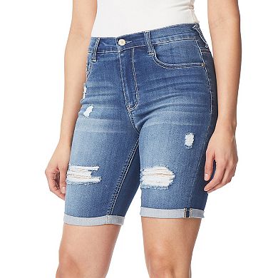 Juniors' WallFlower Insta-Soft High-Rise Irresistible Bermuda Shorts