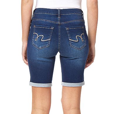 Juniors' WallFlower Insta-Soft Mid-Rise Irresistible Bermuda Shorts