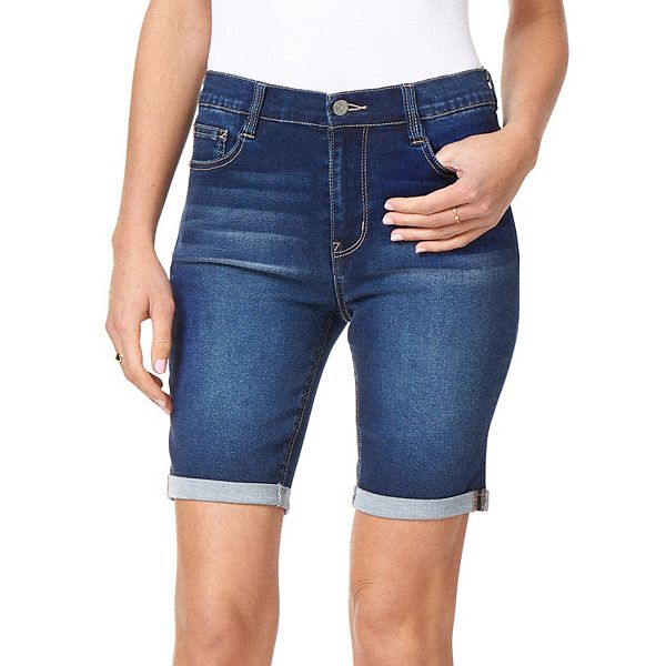 Juniors' WallFlower Insta-Soft High-Rise Irresistible Bermuda Shorts