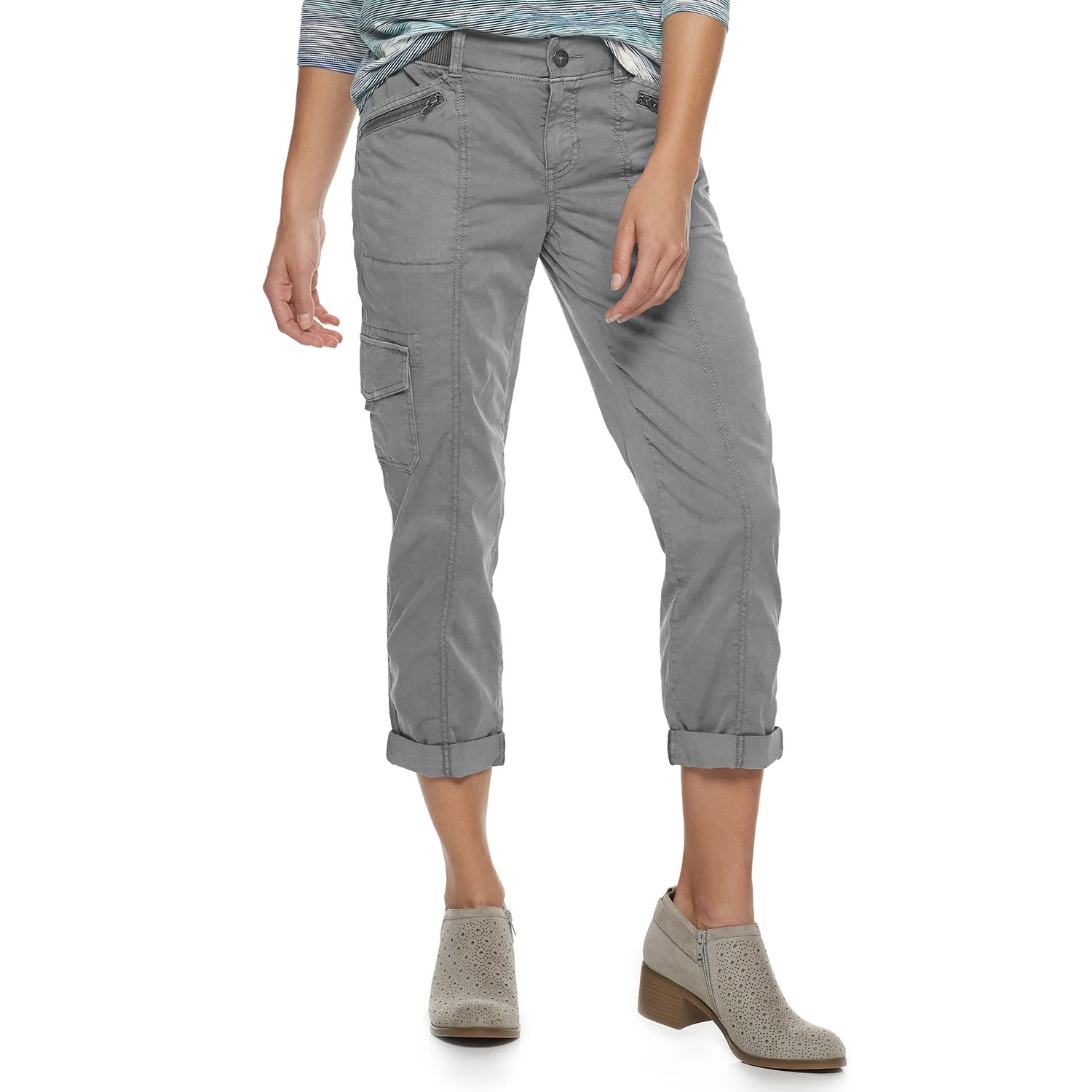 kohls womens cargo capris