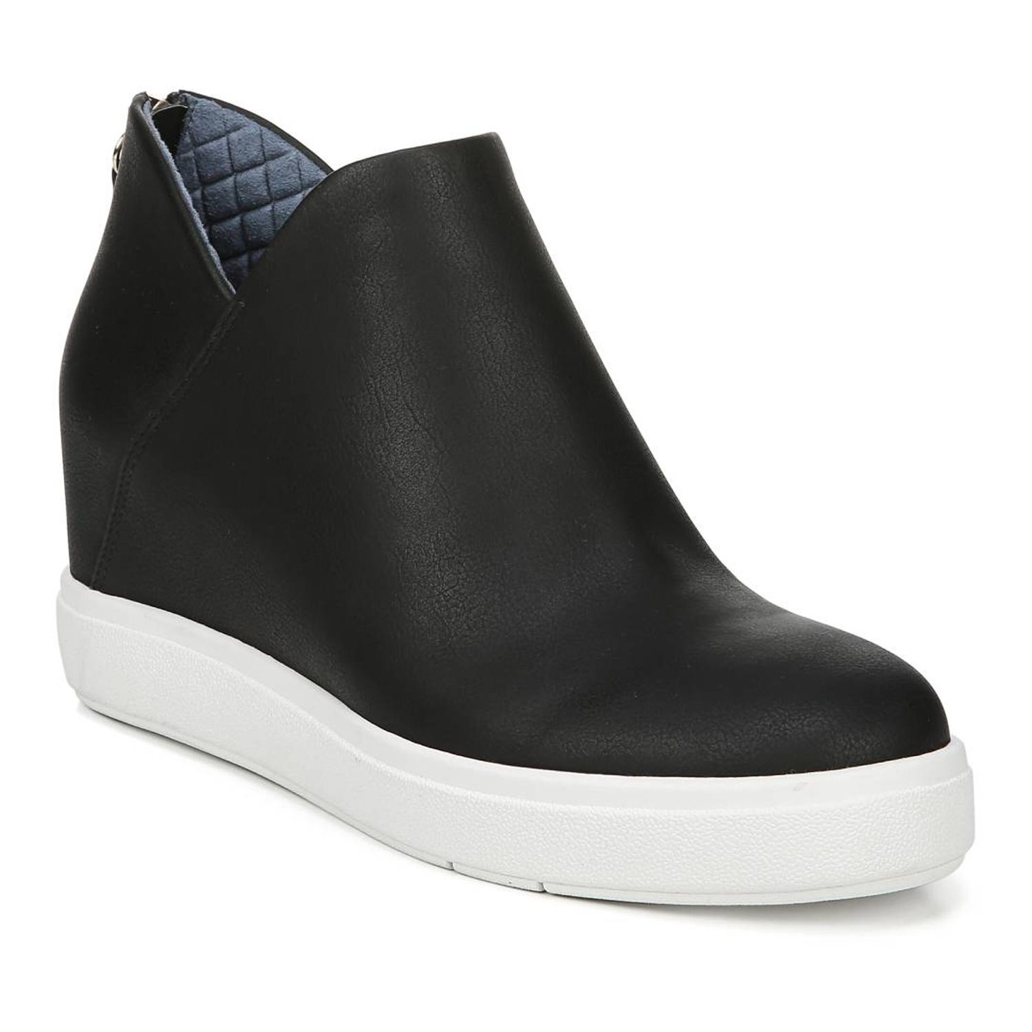 dr scholls black wedge booties