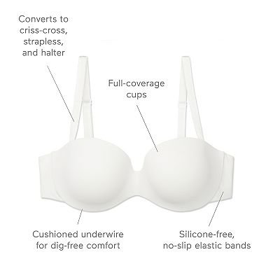 Warners This Is Not A Bra™ Cushioned Underwire Lightly Lined Convertible Strapless Bra RG7791A