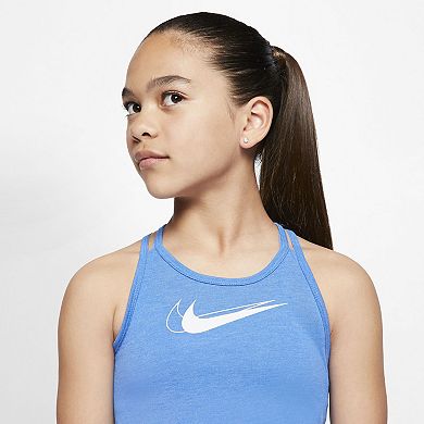 Girls 7-16 Nike Trophy Swoosh Graphic Cutout Tank