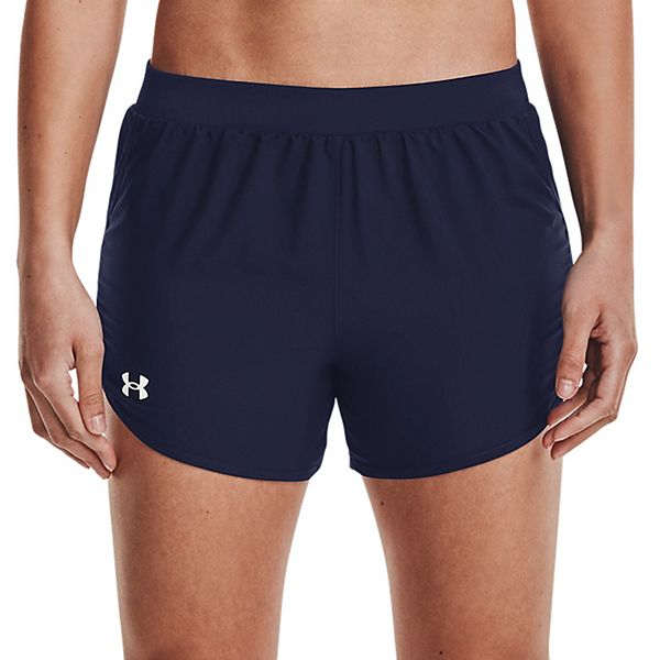 Women's Under Armour Fly By 2.0 Running Shorts - Midnight Navy (3X LARGE)
