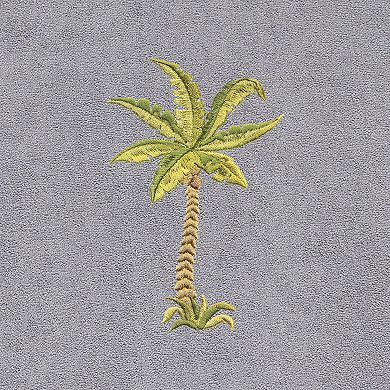 Linum Home Textiles Turkish Cotton Palm Tree Embroidered Chaise Lounge Cover