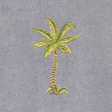 Linum Home Textiles Turkish Cotton Palm Tree Embroidered Chaise Lounge Cover