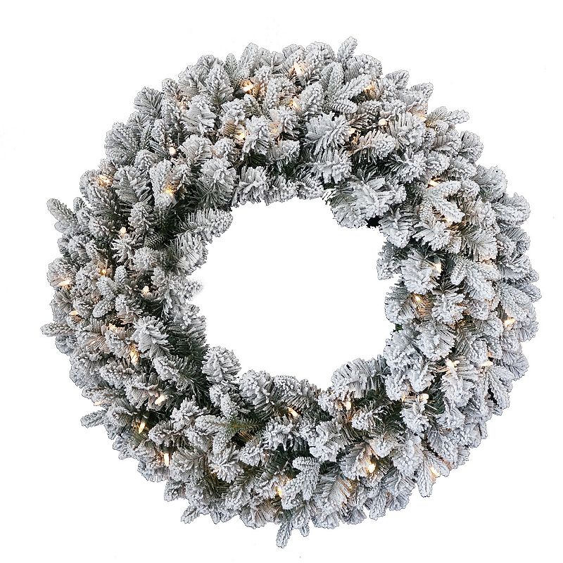 58635073 National Tree Company 24 Iceland Fir Wreath with L sku 58635073