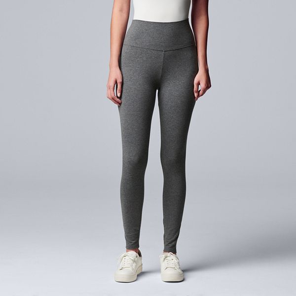 Women's Simply Vera Vera Wang Live-In Shaping High Rise Leggings