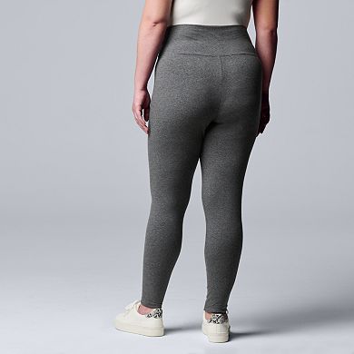 Plus Size Simply Vera Vera Wang Live-In High Rise Legging