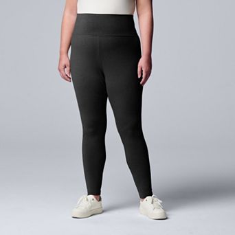Plus Size Simply Vera Vera Wang Live-In High Rise Legging