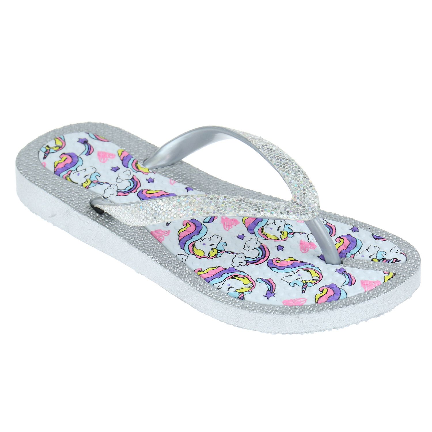 unicorn flip flops