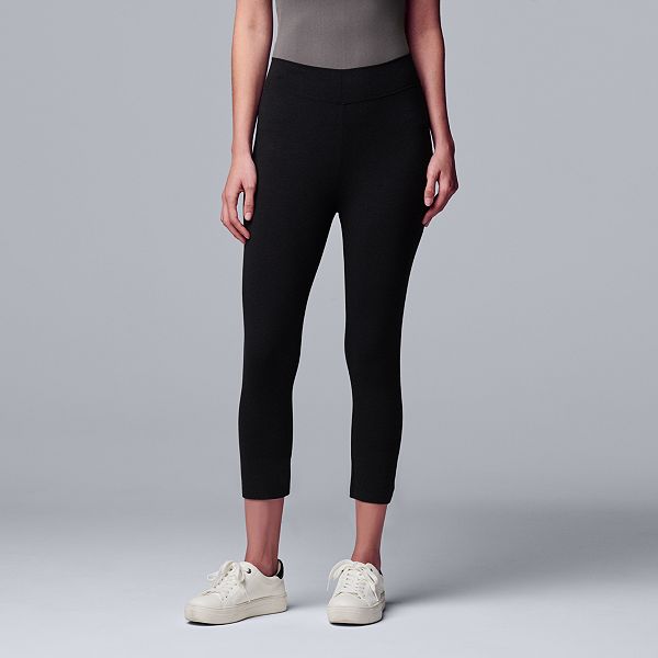 Simply Vera Vera Wang Simply Breathe Seamed Yoga Leggings - Women's