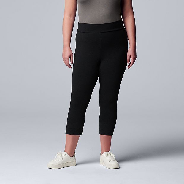 Simply Vera Vera Wang Hold All High Waist Capri Leggings, 49% OFF