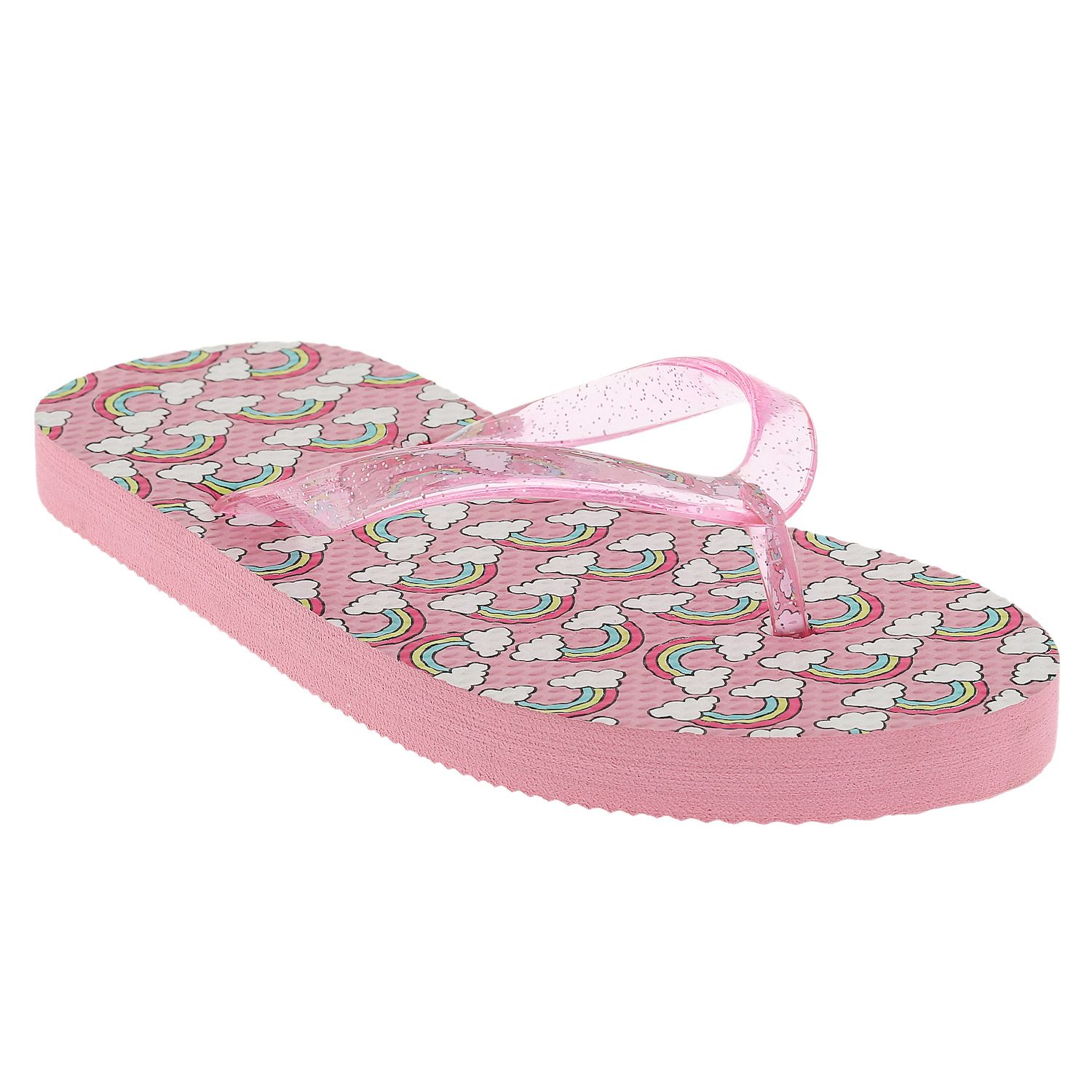 clear flip flops