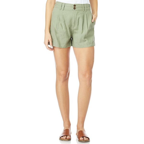 Kohls khaki cheap shorts womens