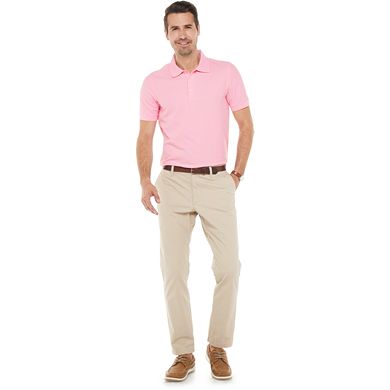 Men's Regular Fit Moisture Wicking UPF Protection Pique Polo
