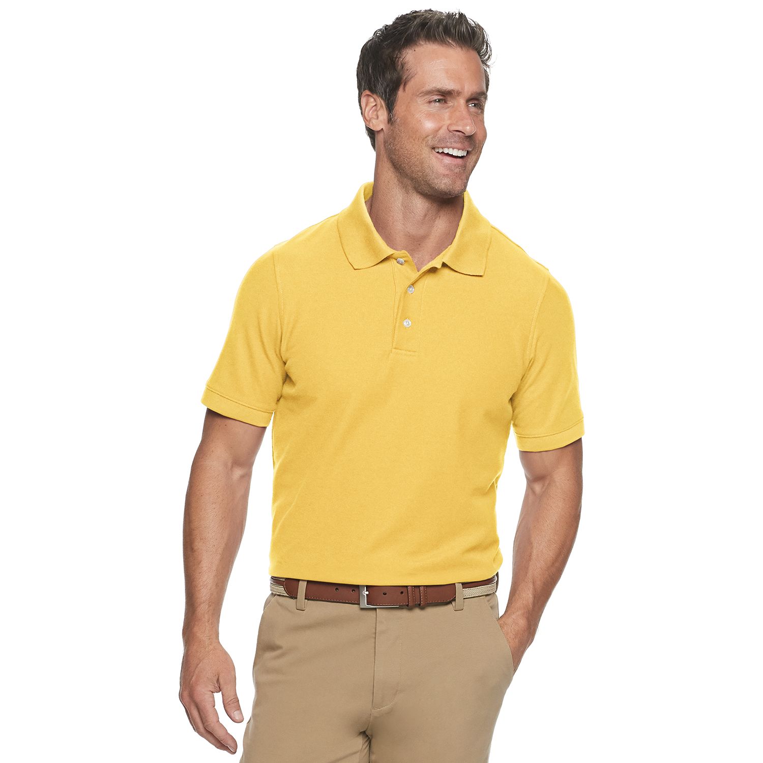 yellow polo uniform shirts