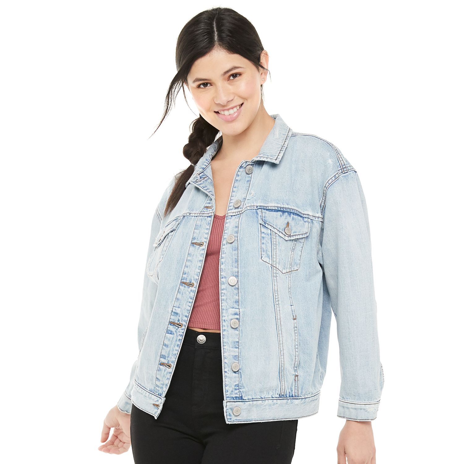 kohls juniors jean jacket