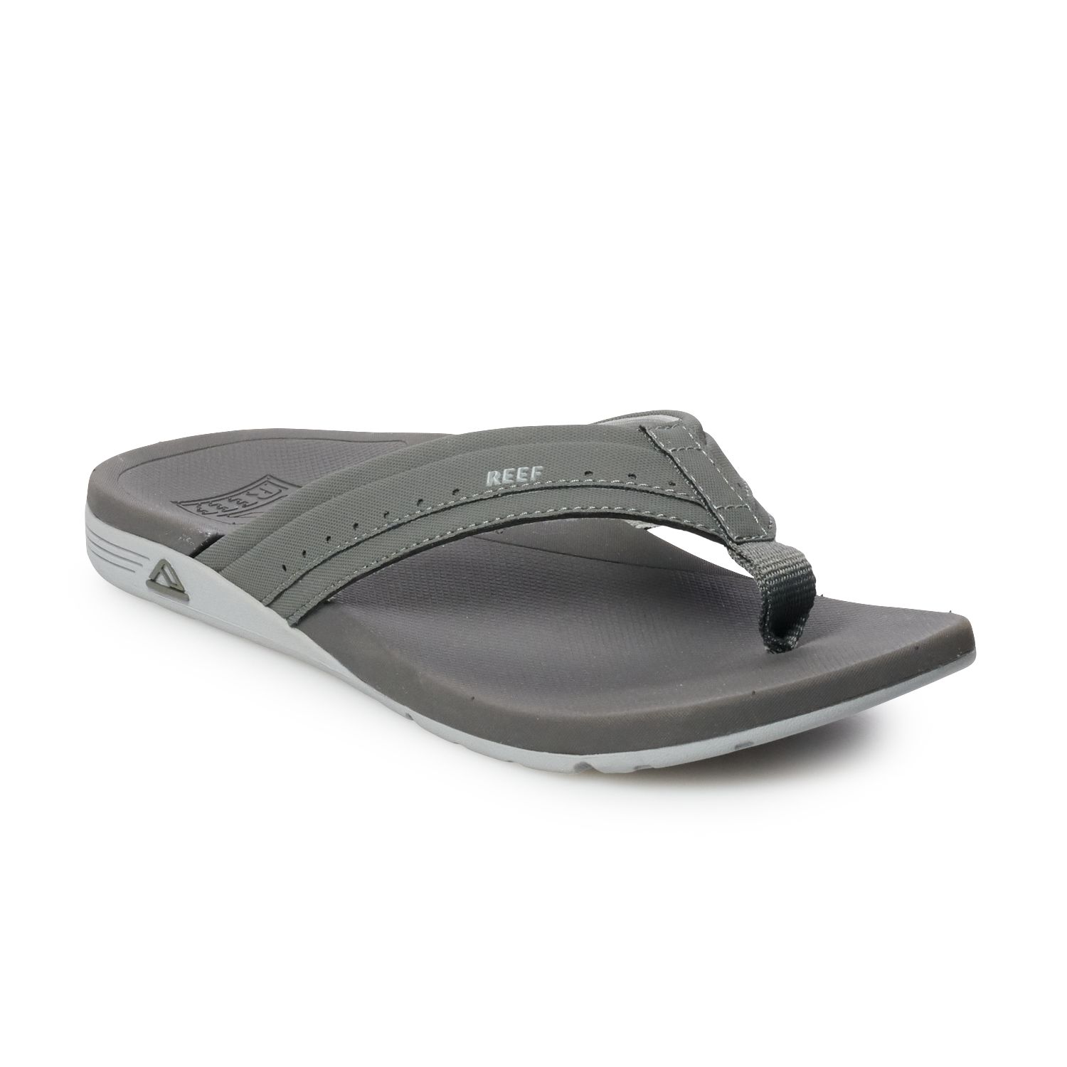 gray reef flip flops