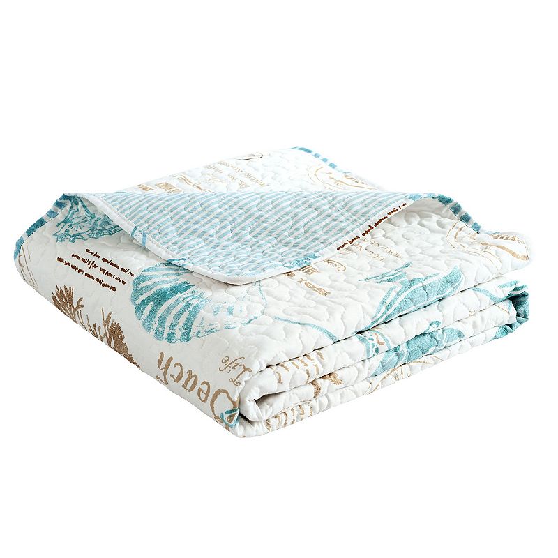 Lush Decor Harbor Life Throw, Blue