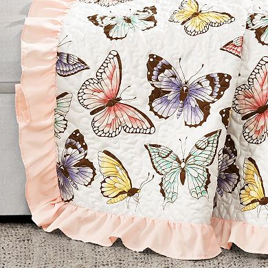 Lush Decor Flutter Butterfly Throw