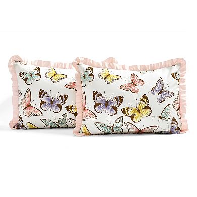 Lush Decor Flutter Butterfly Bedspread and Sham Set