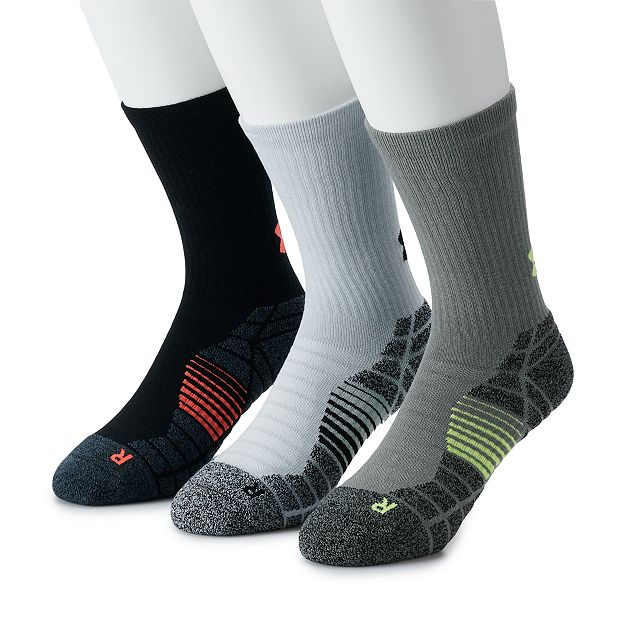 Buy Under Armour Men's UA Elevated Performance 3-Pack Crew Hpyer Green  Socks LG 10-13 (Men's Shoe 9-12.5) Online at desertcartSeychelles