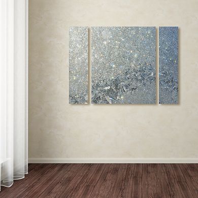 Trademark Fine Art 'Frost Pattern Sun Stars' Multi Panel Art Set