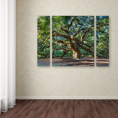 Trademark Fine Art 'Angel Oak Charleston' Multi Panel Art Set