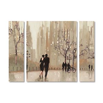 Trademark Fine Art 'An Evening Out Neutral' Multi Panel Art Set