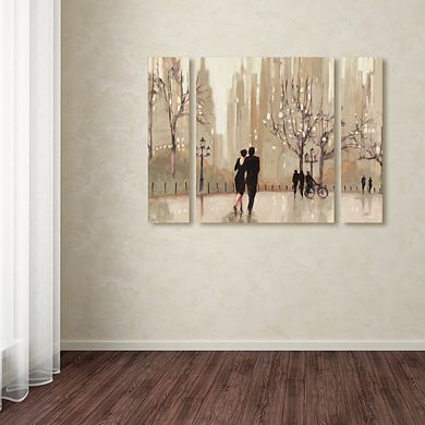 Trademark Fine Art 'An Evening Out Neutral' Multi Panel Art Set