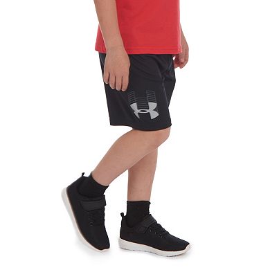 Boys 4-7 Under Armour Solid Print Graphic Logo Athletic Short