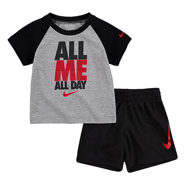 Baby Boy Nike "All Me All Day" Tee & Shorts Set