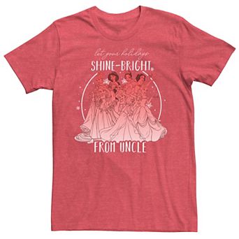Men's Disney Princesses Shine Bright Uncle Tee