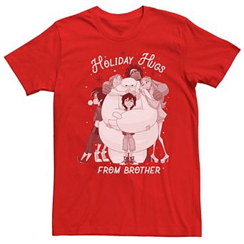Disney's Big Hero 6 Men's Holiday Hugs From Brother Tee