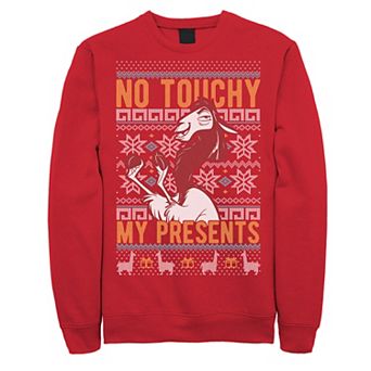 Disney's The Emperor's New Groove No Touchy Christmas Men's Sweatshirt