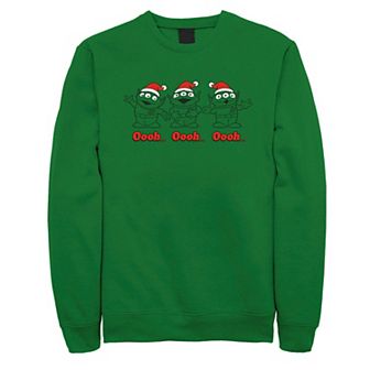 Disney / Pixar's Toy Story Men's Aliens Trio Santa Christmas Graphic Fleece Pullover