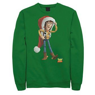 Men's Disney / Pixar Toy Story Woody Santa Hat Sweatshirt