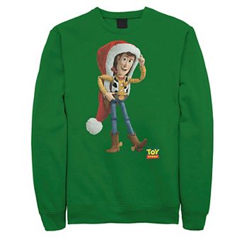 Men's Disney / Pixar Toy Story Woody Santa Hat Sweatshirt