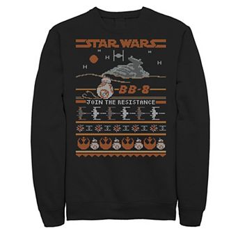 Men's Star Wars Vintage BB-8 Join The Resistance Sweatshirt
