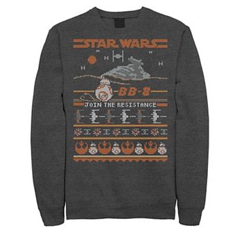 Men's Star Wars Vintage BB-8 Join The Resistance Sweatshirt