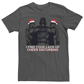 Men's Star Wars Vader Santa Troopers Christmas Tee