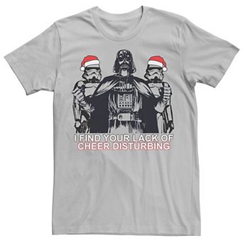 Men's Star Wars Vader Santa Troopers Christmas Tee