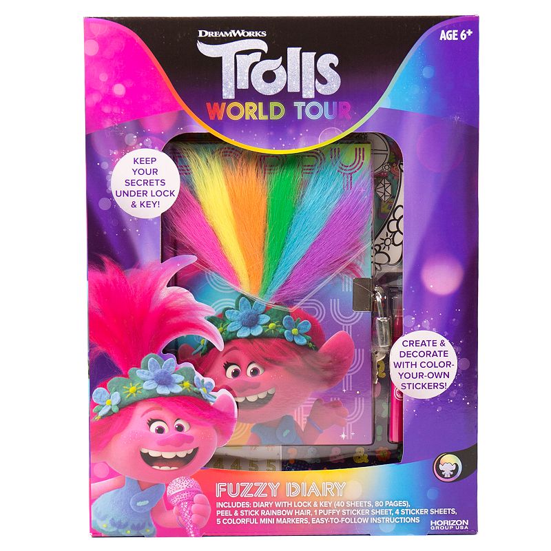 UPC 194356000668 product image for DreamWorks Trolls World Tour Fuzzy Diary | upcitemdb.com